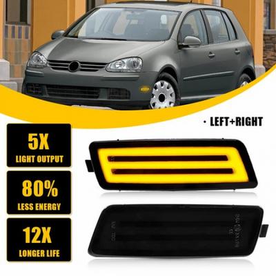 For 2006-09 Volkswagen MK5 Golf/GTI Rabbit Front LED Bumper Side Marker Lights A