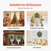 Artificial Decorative Wreath 26 in Green Eucalyptus Leaves Year Round