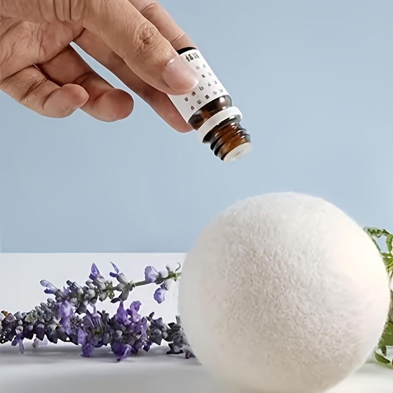 3-Pack Wool Drying Balls, High-Quality Natural Wool & Polycarbonate, Anti-Tangle Laundry Dryer Balls, Reusable Cleaning Supplies for Clothes Care