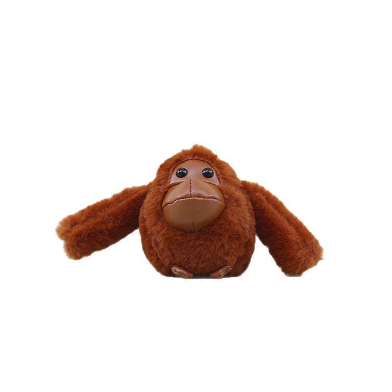 Long Huhu Bear Arm Monkey Pendant Plush Toy Bag Pp Cotton Keychain Decorations