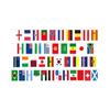 48 Countries Flag for World Cup 2026 International Flags String World Cup Banner Less
