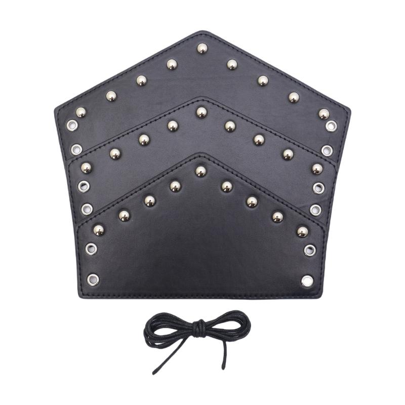 Historical Arm Guard Cosplay Arm Gauntlets Vintage Armband Knight Arm Guard Festival Costume PU Leather Arm Bracers