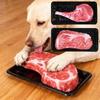Pet Textile Toy Steak Bite-Resistant Clean Dog Chew Puppy Training Toy Simulated Tomahawk Steak Pet Grind One's Teeth Supplies