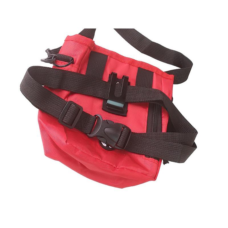 Tréninková taška pro kočky Venkovní krmná taška přes pas Přenosná skládací taška pro psy