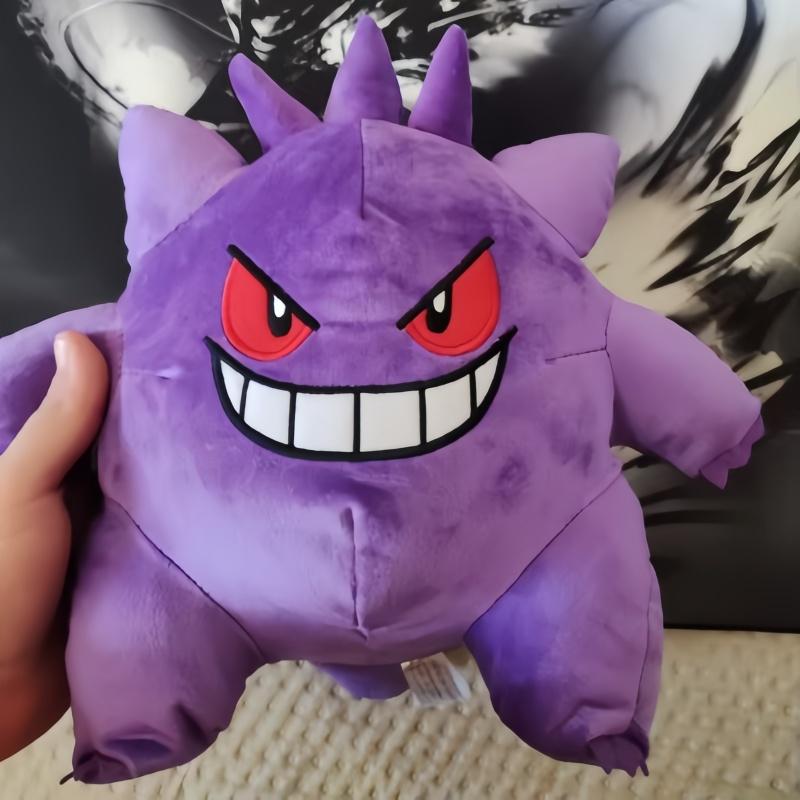 Adorable Gengar Plush Toy Stuffed Anime Doll Pokemon Ghost Type Purple Gengar Plushie Gift Fans