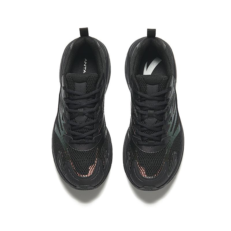 Anta Low Top Running Shoes Men's Black Sneakers 912435508-6