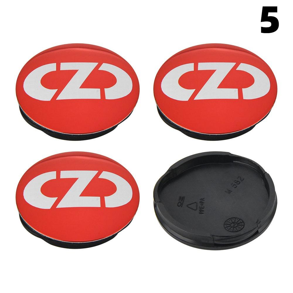 4pcs OD 56MM / ID 53MM Car Wheel Rim Center Caps HubCaps With OZ Emblem Badge Sticker OD 62MM / ID 58MM Wheel Rim Center Caps