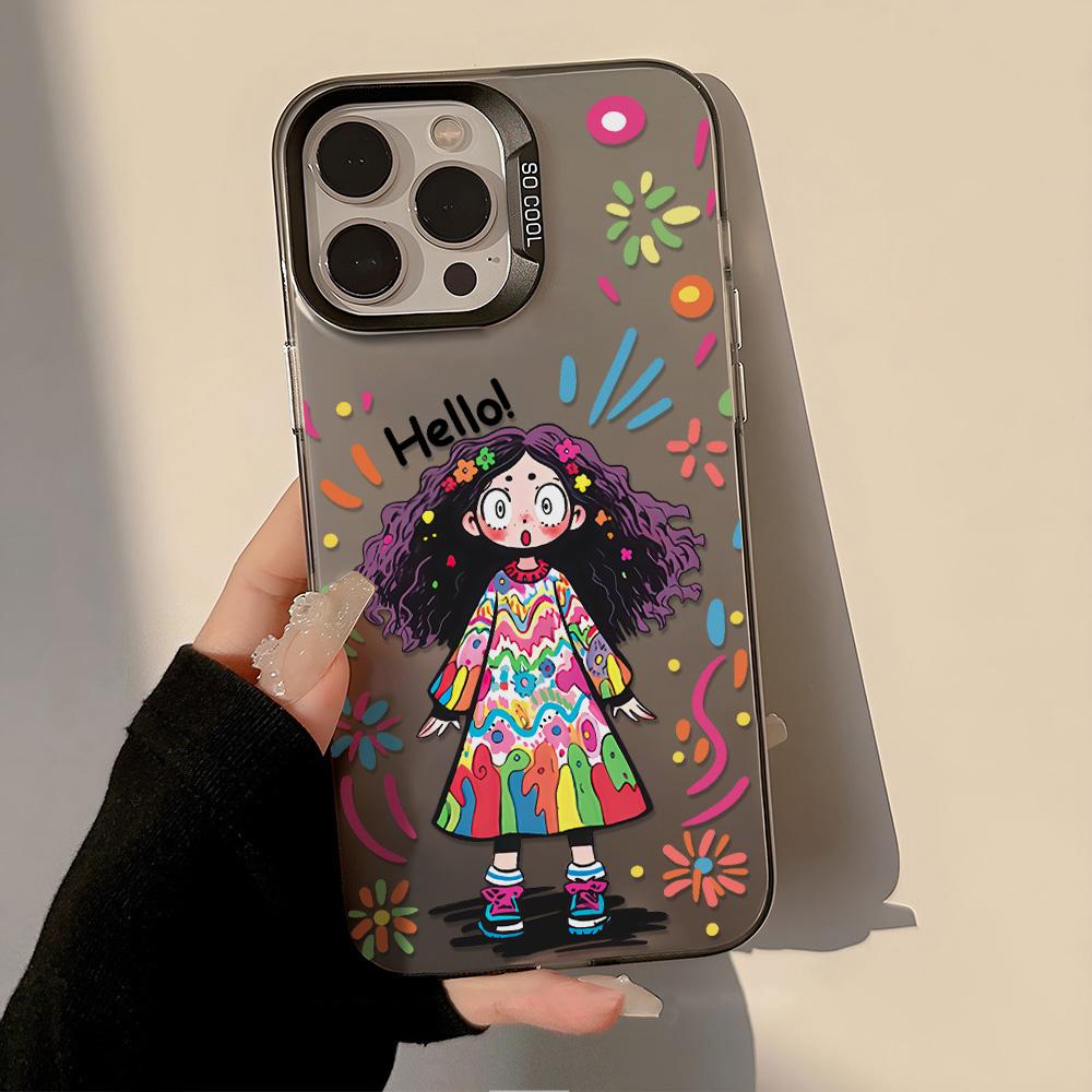 Painted Phone Case for iPhone 11 14 15 16 iPhone 17 11 12 13 for 17 14 15 16 Pro14 15 16 Pro Max for Samsung S25 Ultra S24 S25 A36 A56 A16 Hard Cover