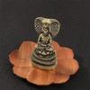 Intricate Metal Buddhas Sculpture With Snake Symbolism Temple Bronze Decoration For Mindful Living And Decors