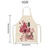 Nail Polish Flax Bib Apron Adult Women Men For Kitchen 65X53Cm Finger Manicure Tech Painting Nail Products