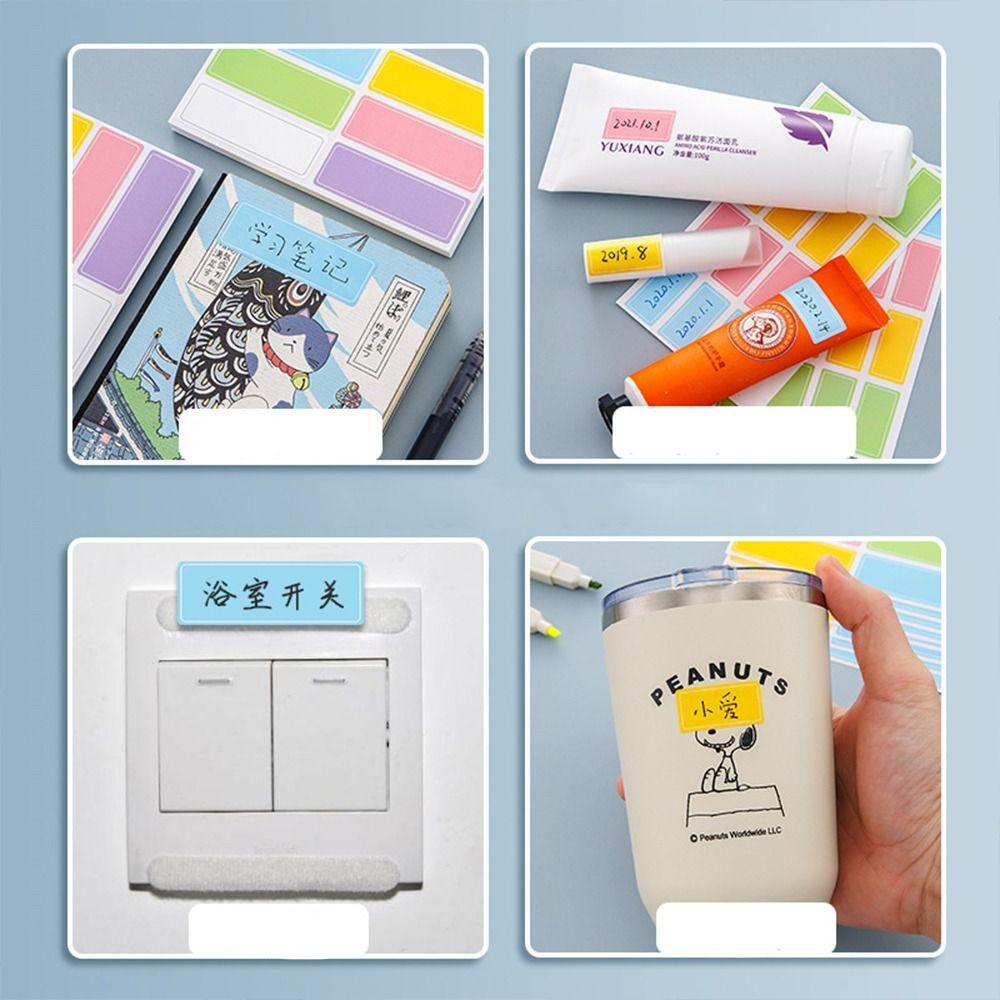 Naklejka dekoracyjna Etykiety z nazwami Przedmiot Klasyfikacja Tabliczki znamionowe Naklejka z imieniem Podręcznik