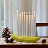 Yellow Banana Candlestick Menorah Candle Stands Aromatherapy Candle Holder Wedding Decoration