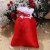 WTEMPO Red Drawstring Gift Bags Wedding Holiday Decoration Gift Bags Retro Elegant Jewelry Pouch Christmas Gift Bags Christmas Tree Decor Hanging Bags