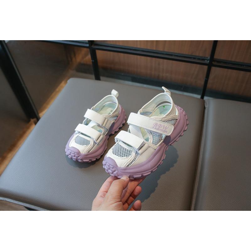 Boys & Girls' Sport Sandals Children's Closed-Toe Hollow Mesh Shoes for Toddlers & Youth Casual Soft Comfortable Kids Shoes