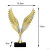 3/Angel Wing Statue Resin Figurine Sculpture Artwork Feng Shui European Style Miniature Animal Model
