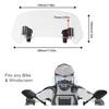 Motorbike Adjustable Extension Windshield For BMW Honda Yamaha Suzuki Kawasaki