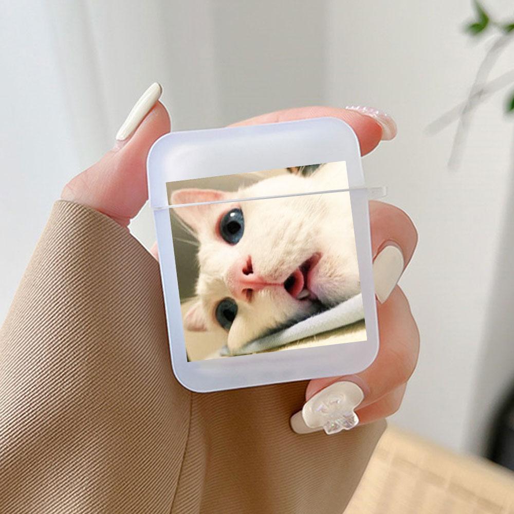 Fundas Funny Cats Dog Couples Earphone Case for Airpods Pro 2 1 Clear Soft Matte Headphones for Airpods 3 Animal Customize Cover