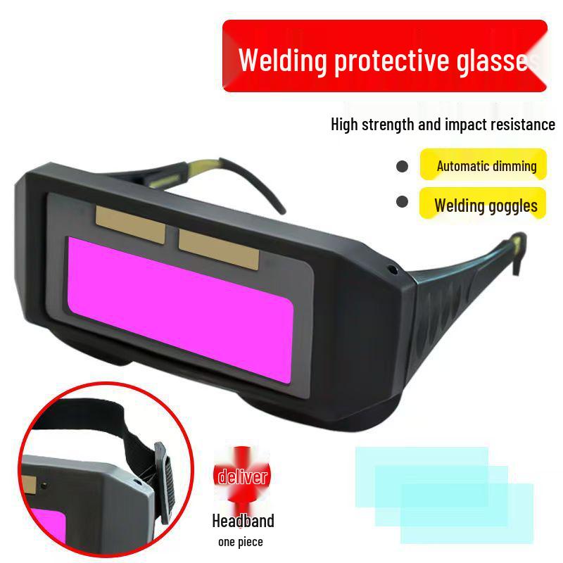 Selbstabdunkelnde Solar-Schweißbrille für Argonlichtbogen und UV-Schutz