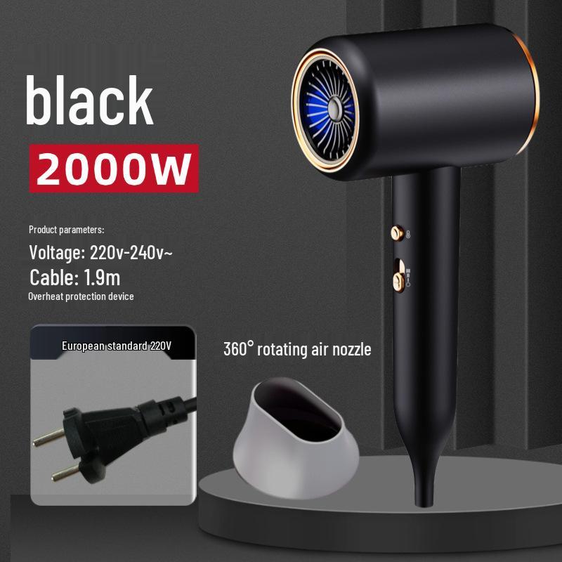 High-Power Cross-Border Salon Hair Dryer with Negative Ion Technology for Hair Care.