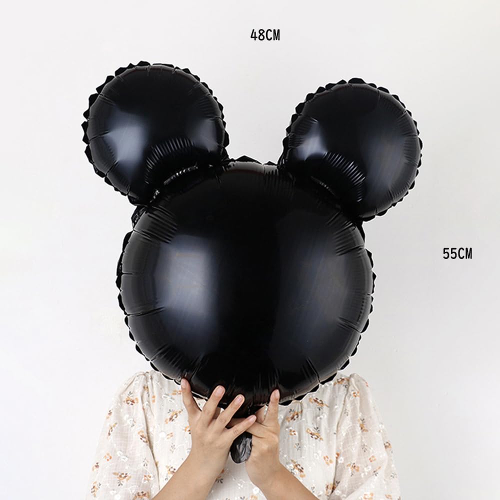Mickey Mouse Film Balloons, Set of 8, Party Supplies, Decorations, Pink, Blue, Green, Lilac, Gold, Magenta, Red, Black
