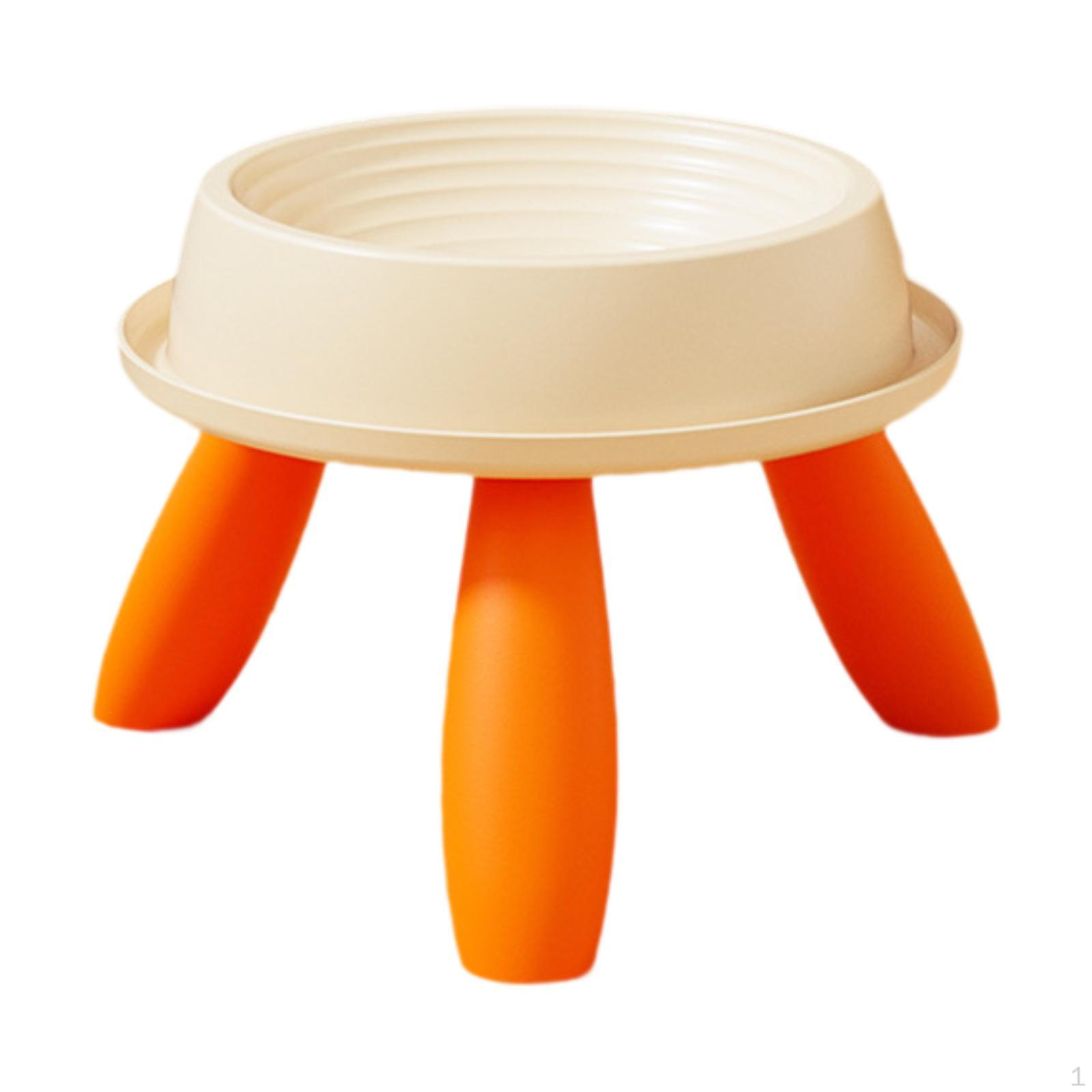 

Корм для выращенных кошек и миски для воды Beige and Orange