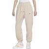 Nike Solid Logo Drawstring Knit Sports Pants Women Bottoms Khaki FD4069-126