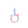 Warm Bird Plush Swing Colorful Hanging Perch Climbing Toy for Parrots Budgie Parakeet Cockatiel Cockatoo Conure