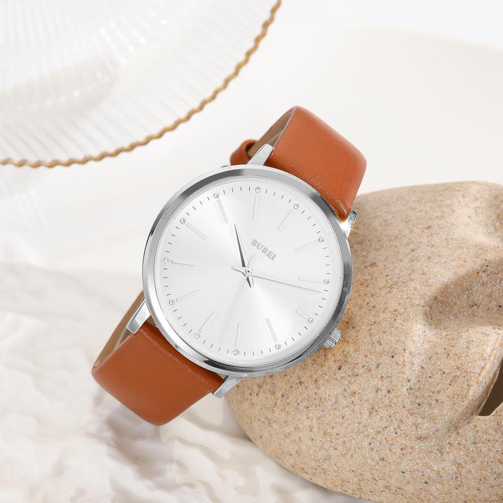 BUREI Women's Analog Quartz Watch Waterproof Female Wristwatch