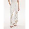 Lucky Starfish Series Thelight Relaxed Oxygen Feeling Casual Sweatpants Female White Pants Straight-leg Loose All Year Round