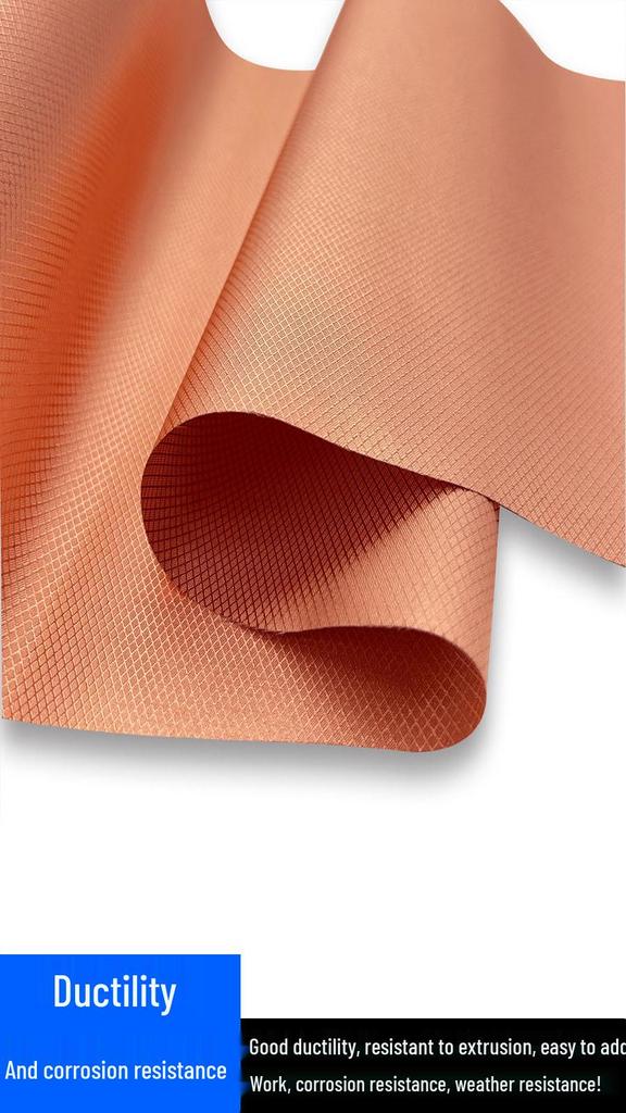 Copper Rhombus Grid RFID/EMF Shielding Fabric for Radiation and GPS Interference Protection
