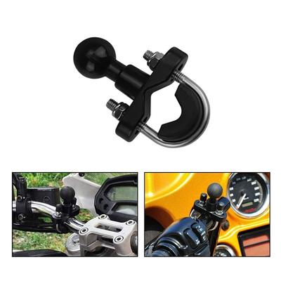 Motorrad U-förmige Basis Rückspiegel Feste Kugelkopf Dünne Röhre Handy Halterung Lenker U-lock