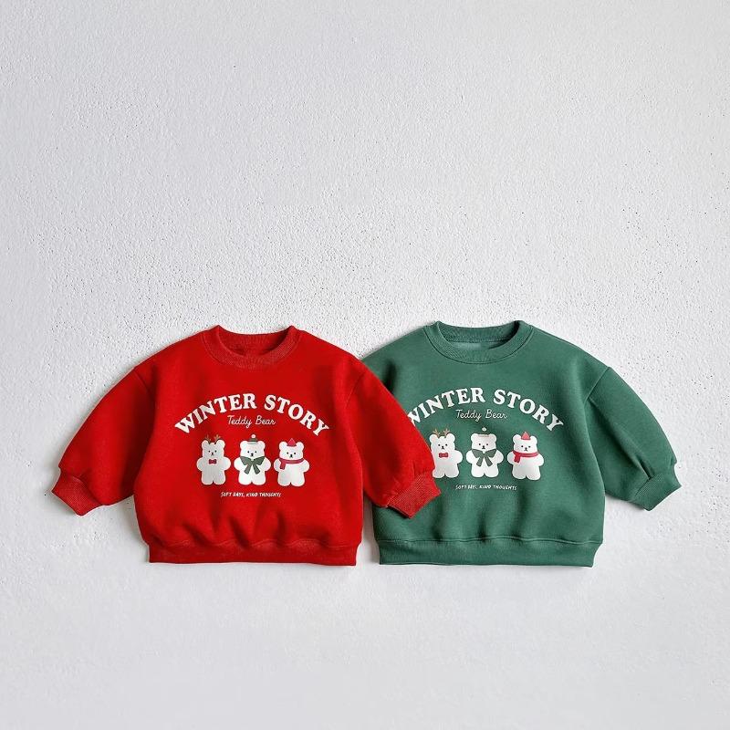 For Boys and Girls, New Year and Christmas Children's Clothing Creates Festive Atmosphere. Choose A Stylish Red Autumn and Winter Christmas Hoodie
