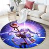 Frieren3 Round Area Rug,Carpet Rug for Living Room Bedroom Sofa Playroom Decor,Non-slip Floor Mat