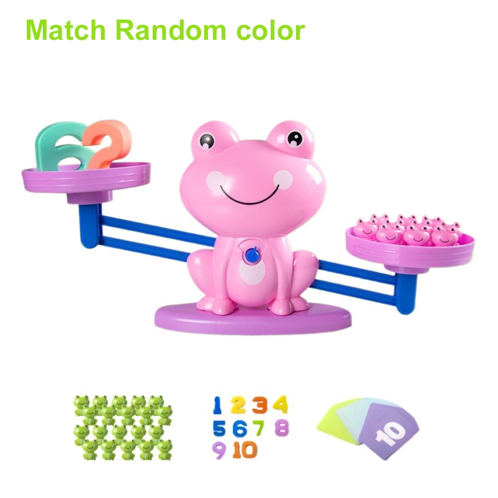 Mathematical Intelligence Math Toys Funny Frog Scale Children's Early Education Toys Addition Subtraction Balance Enlightenment