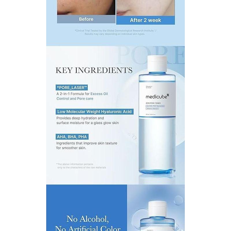 medicube - Zero Pore Toner