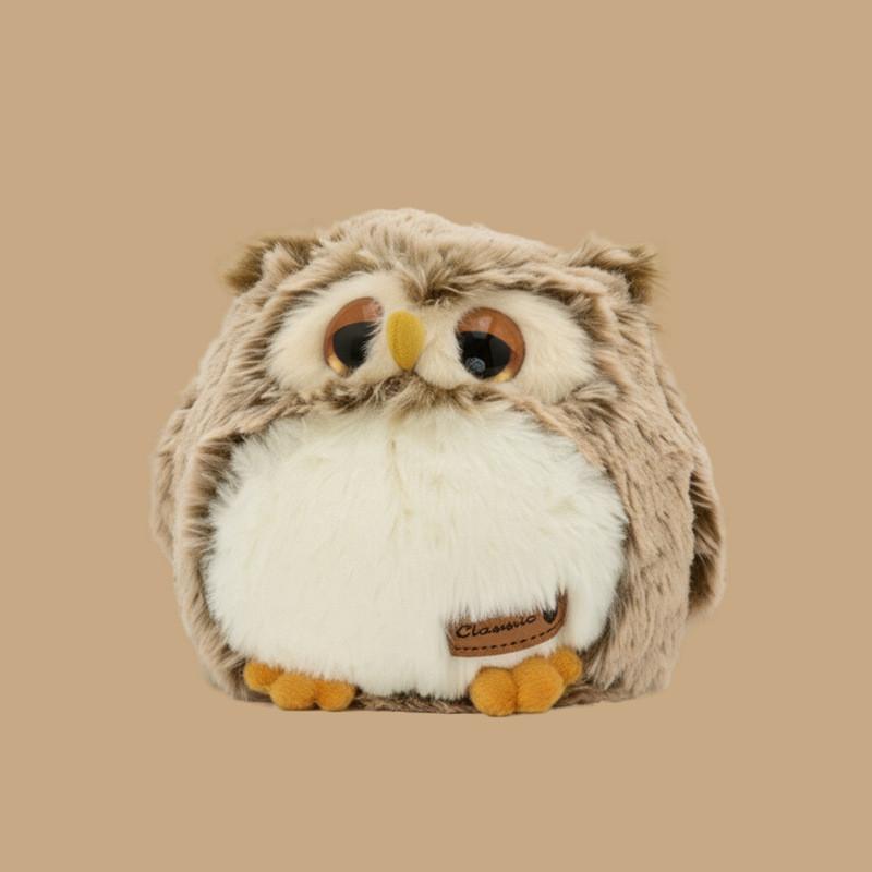 Animal Plush Owl Toy With Pp Cotton Filling For Kids And Teens Gift