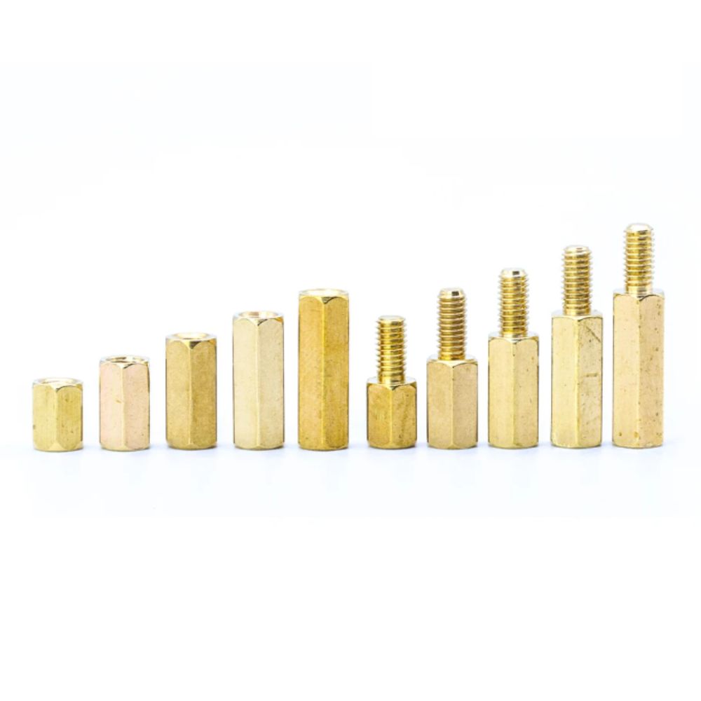Brass Material Screws Kit M3 Size Nuts Kit Motherboard Standoffs  Circuit Board Repair
