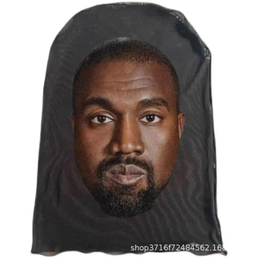 3D Seamless Magic Funny Celebrity Face Mask Unisex Bandana Tube Neckchief Gaiter Warmer Face Cover Head Scarf Headband Headwear