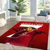 Ronaldo's Iconic Number Seven Square rugs are a great choice for living rooms, bedrooms, home décor, and as gifts.
