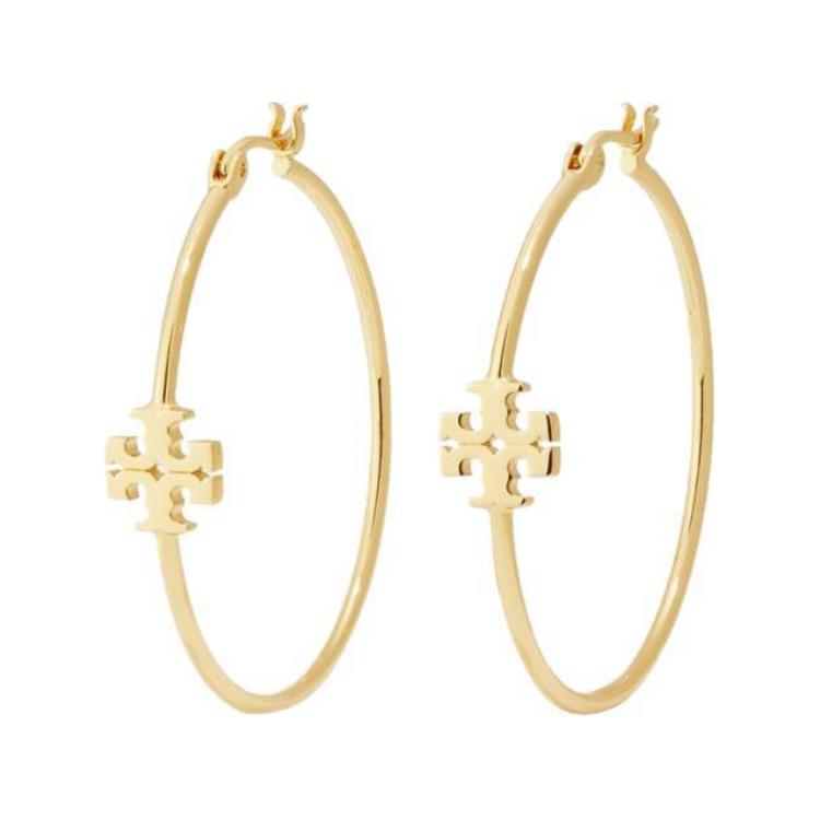 Tory Burch Original Design 18K Gold Plated Brass Earrings Women earrings 157955_720 F,Gold