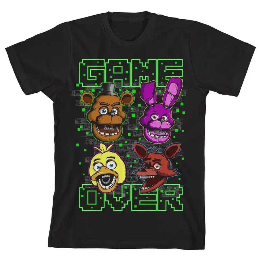 

New Print Graphic Streetwear P21 Game FNAF At Freddys Tshirts Casual Loose Clothes Cotton Oversised Short Sleeve Unisex 4XL