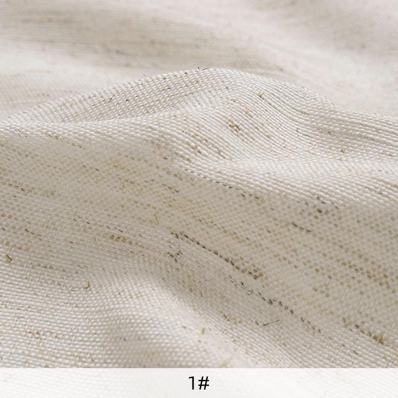 

0.5m/1m/2m Soft Breathable Cotton Linen Woven Fabric For Sewing Curtains Tablecloths Background Decorative Cloth DIY Fabrics 150x50cm