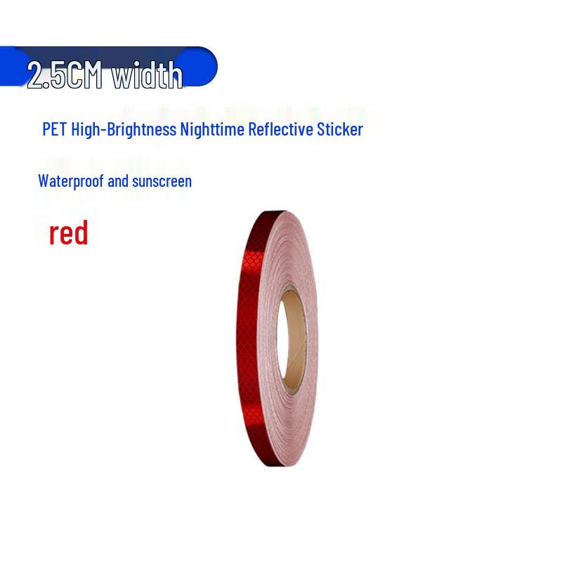 Red PET Vehicle Reflective Safety Tape