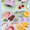 With Sticks Ice Cream Mold With Lids Ice Cream Maker Molds Cute ice Cube Tray  Kitchen Tools