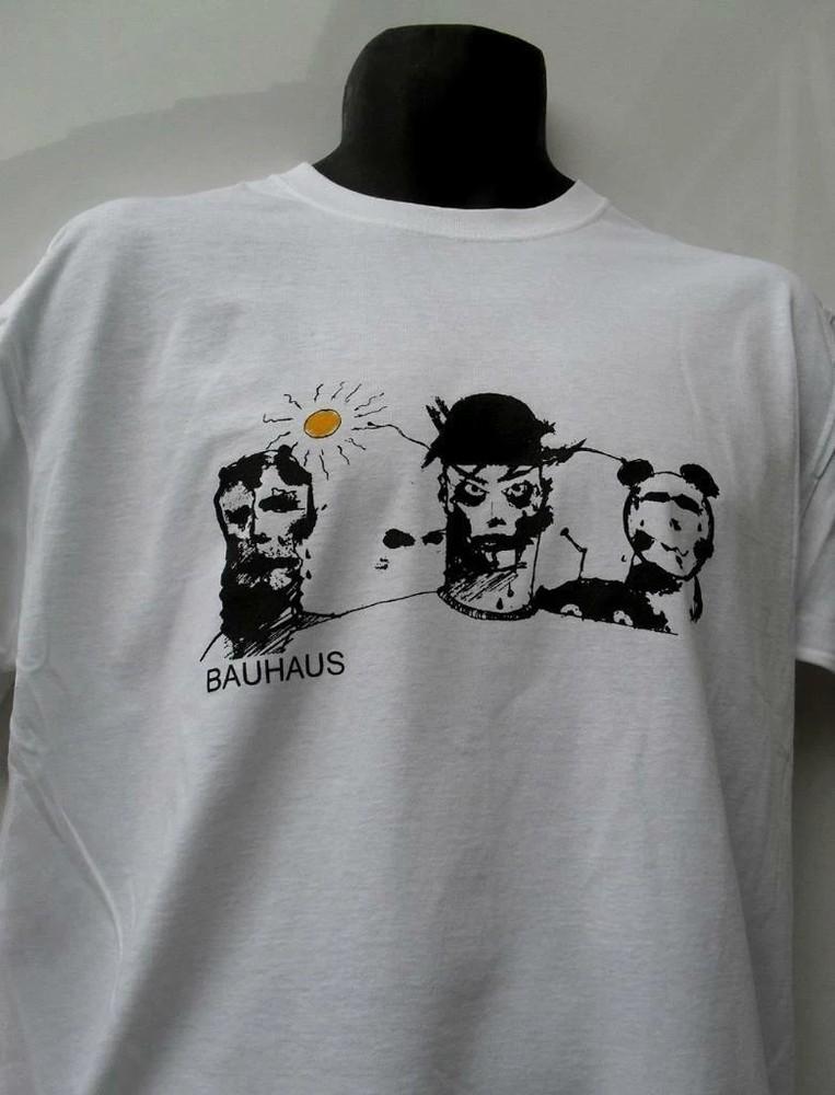 Vintage Bauhaus Band TShirt Rare Gothic PostPunk white men women PA8836 Unisex T-Shirt XXL