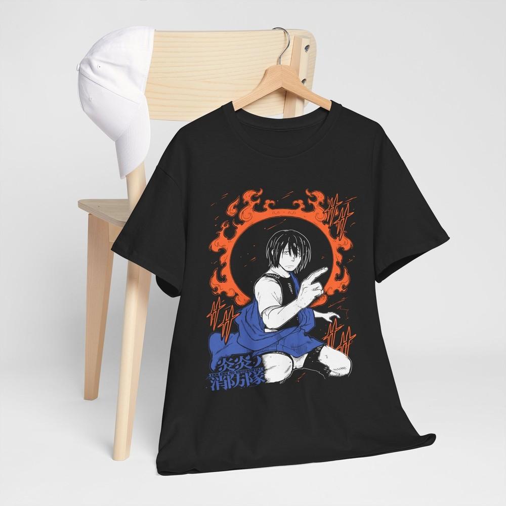 Anime Fire Force Shinra Kusakabe Shirt Skitaru Shonen Tamaki Fire Fighters Gift