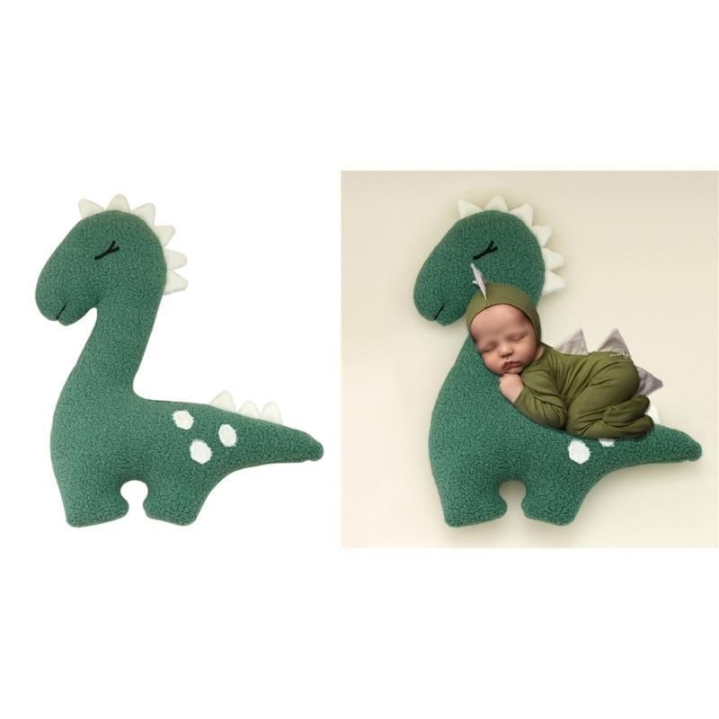 Lovely Newborns Dino Posing Pillow Dinosaur Photo Assistant Pillow Charmings Pillow  for Unforgettable Baby Photography