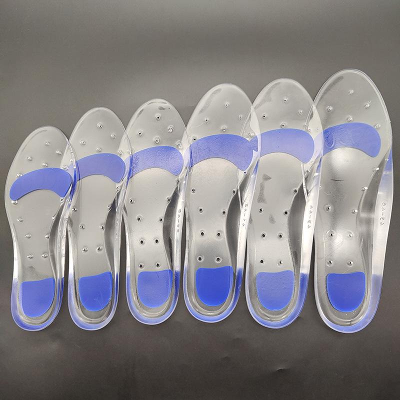 PU Silicone Insole: Shock-Absorbing, Pressure-Reducing Pad for Comfort, Arch Support, and Flat Foot Correction for Men and Women.