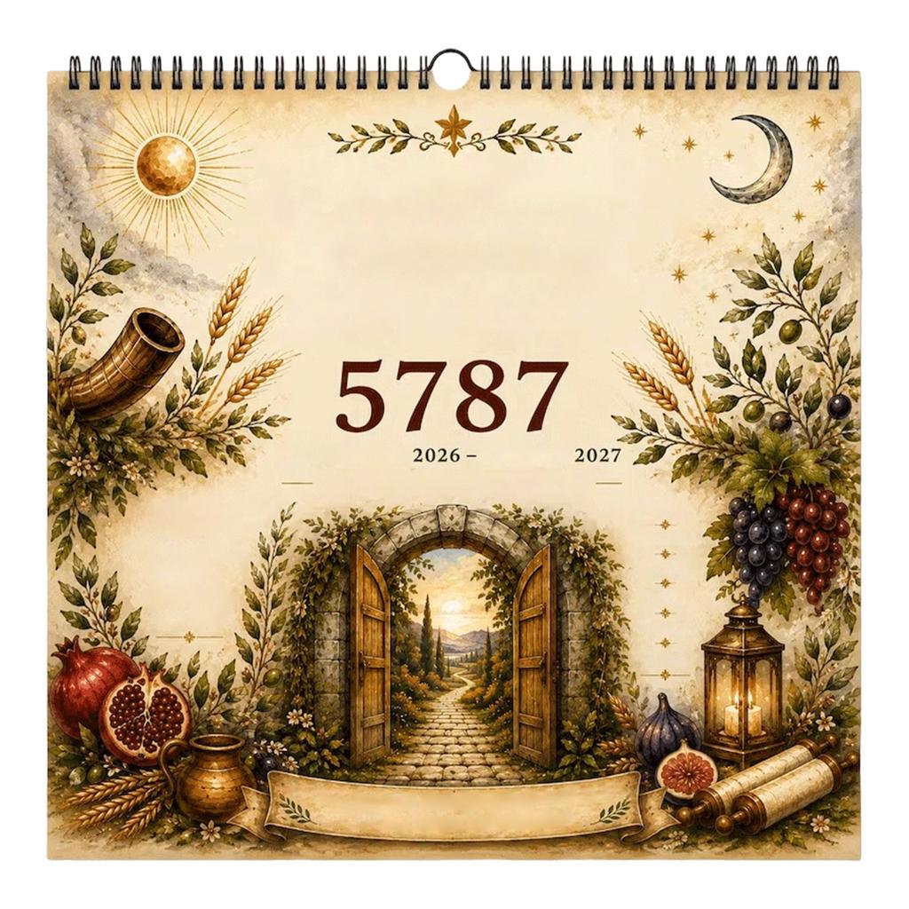 -Calendario 2027, Planificador de Pared BIANUAL para el Hogar y la Iglesia