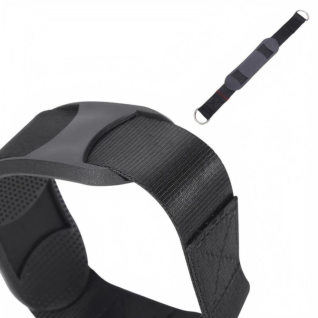 Reinforced Bar Hanging Straps with Oval Pad and Hooks for Sandbag Swing Fitness Training